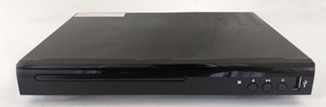 Black Blu-Ray Disc Player