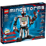 Box of 601 LEGO pieces and 1 book-"The LEGO Mindstorms EV3 Discovery Book"