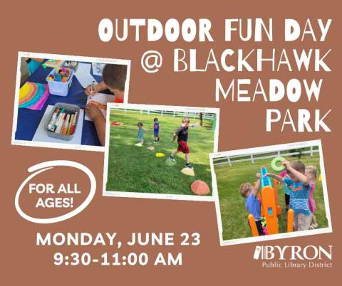 Photos of children playing at Blackhawk Meadow Park