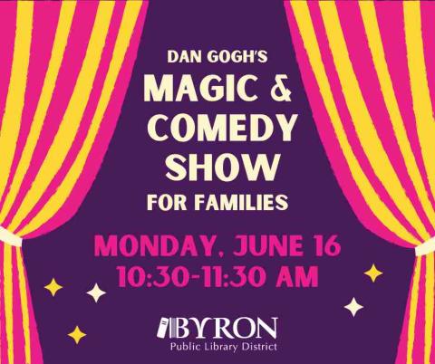 Photo of a show curtain with date of show.