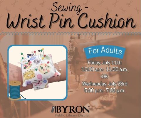 Sewing - Wrist Pin Cushion Graphic