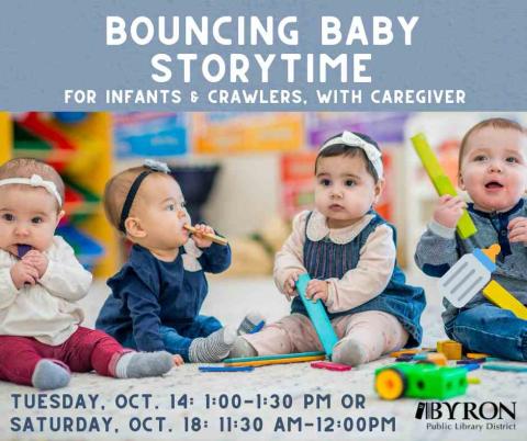 Photo of babies with program date.