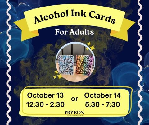 Alcohol Ink Cards Graphic