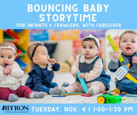 Photos of babies with program date.