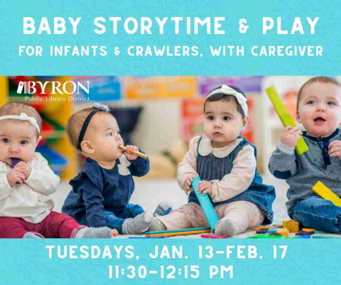 Photo of babies with event time.