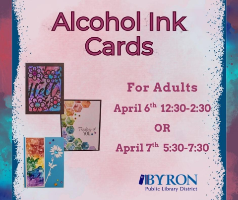 Alcohol Ink Cards Graphic