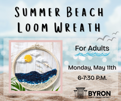 Summer Beach Loom Wreath Graphic
