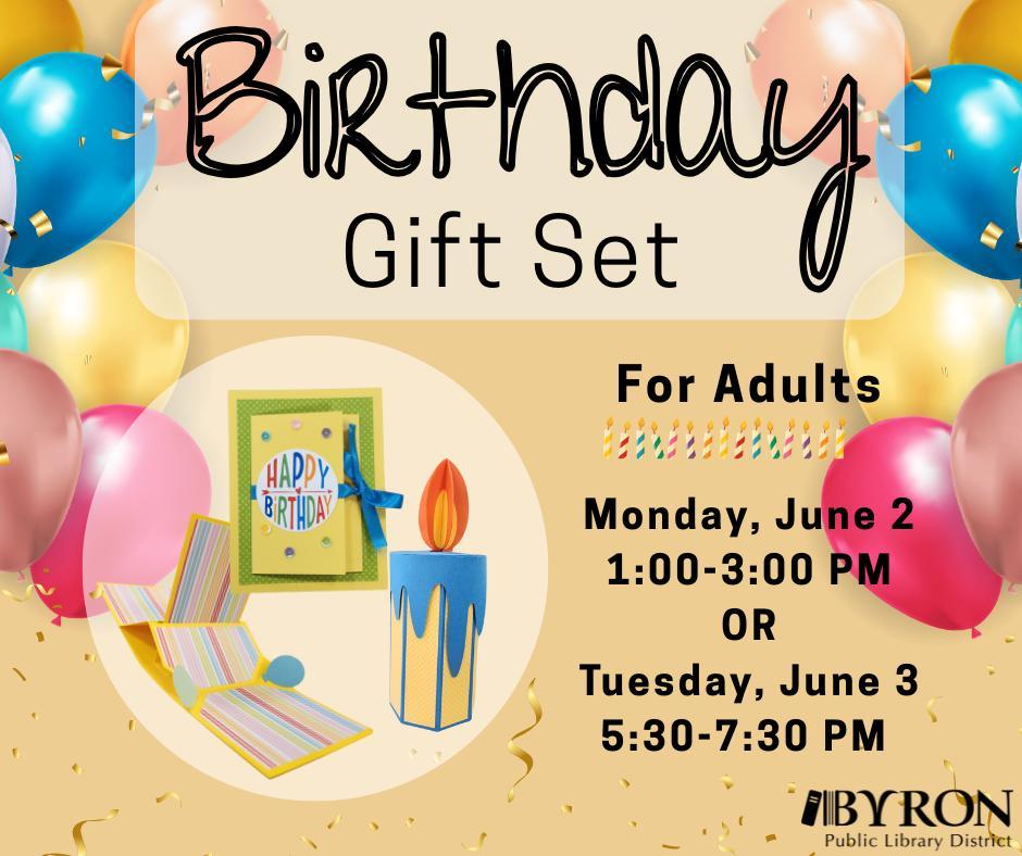 Birthday Gift Set Graphic