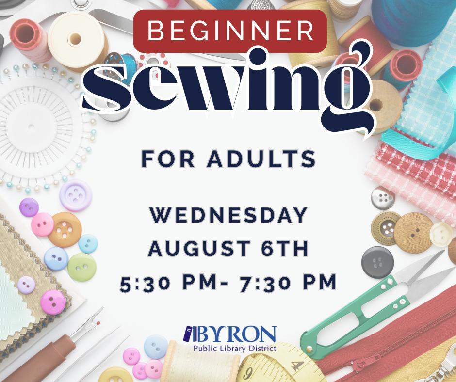 Beginner Sewing Machine Class Graphic 