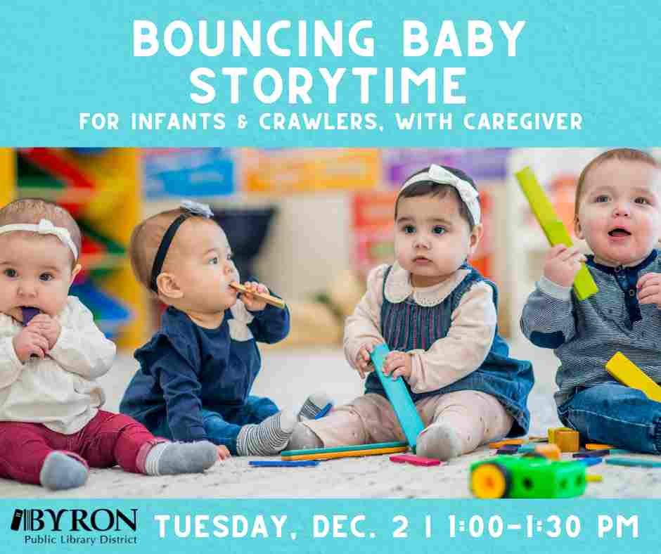 Photo of babies with program date & time.