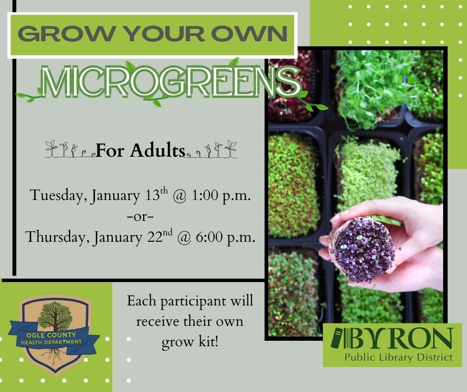 Grow Your Own Microgreens Graphic