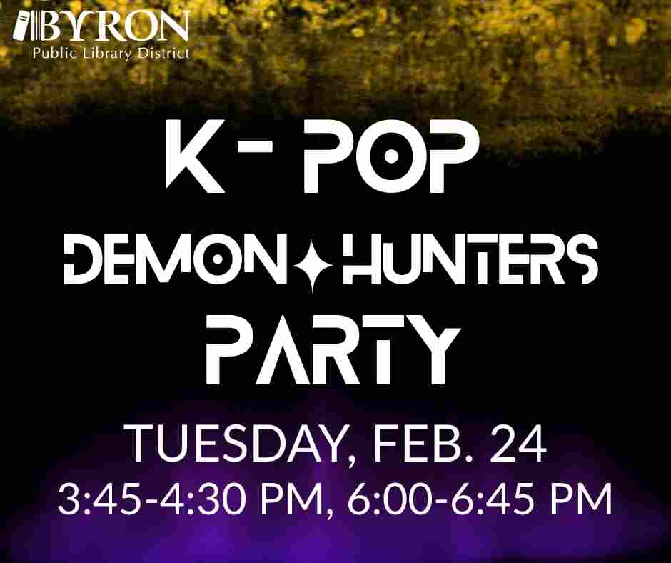 Title of event with time and date.