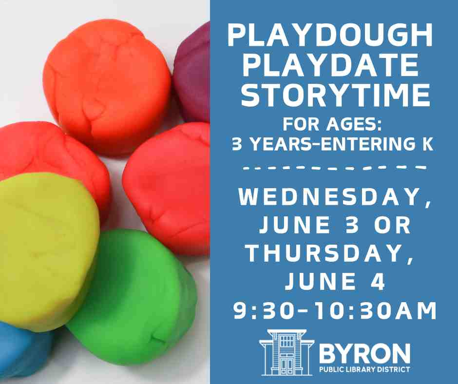 Photo of varying colors of playdough in flattened balls.