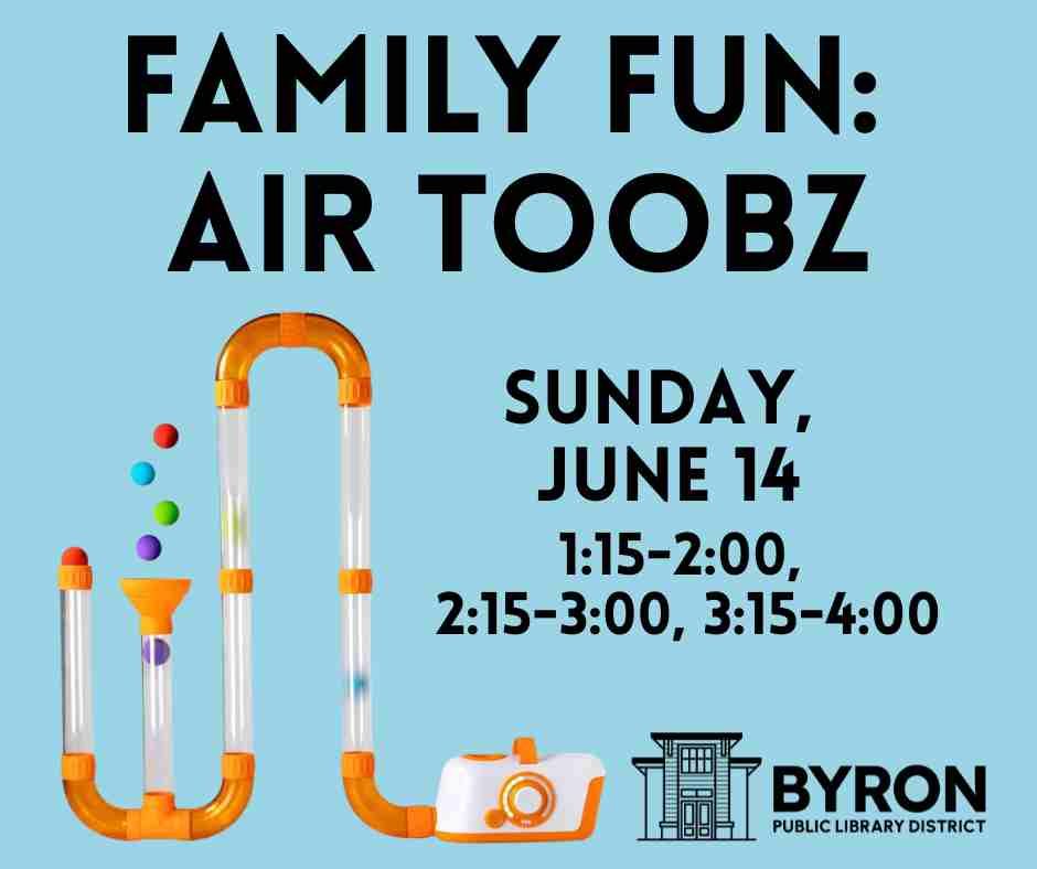 Picture of Air Toobz toy with program dates.