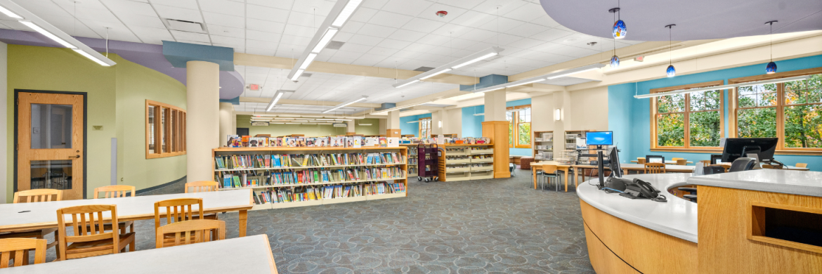 The interior of the Youth Department in the library